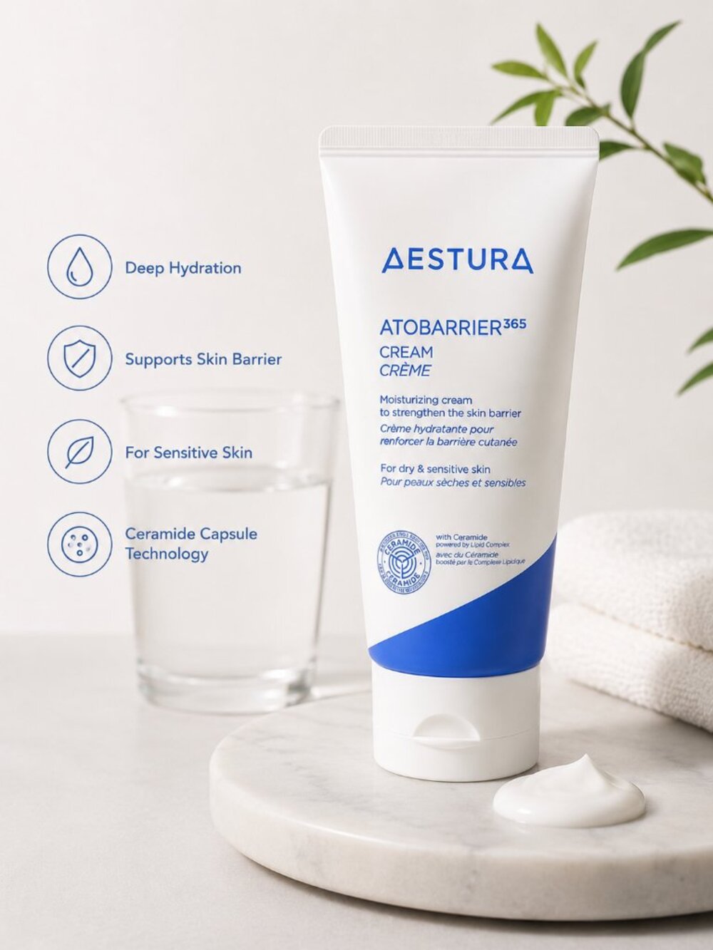 AESTURA ATOBARRIER 365 Cream 80 mL New Factory Sealed No Box K-Beauty Moisturize